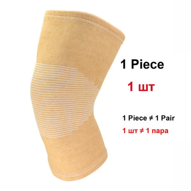 1 Pcs Knee Support Protector Leg Arthritis Injury Gym Sleeve Elasticated Bandage knee Pad Charcoal Knitted Kneepads Warm